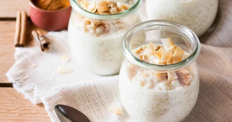 Arroz con leche de coco