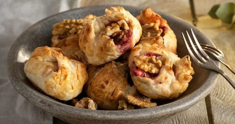 Canapés de queso y nueces Vegetariana