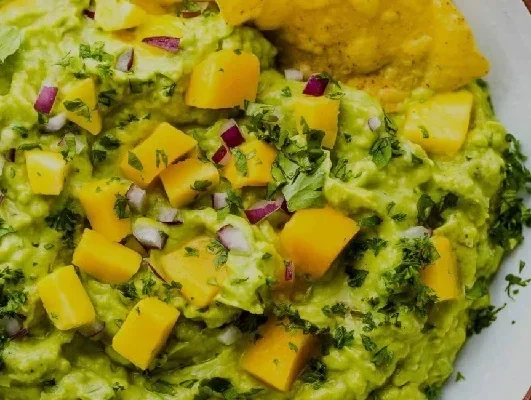 Guacamole con mango