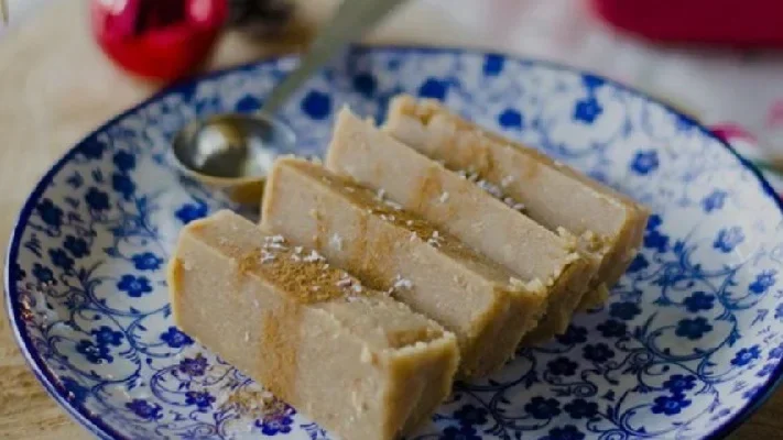 Turrón vegano de almendras