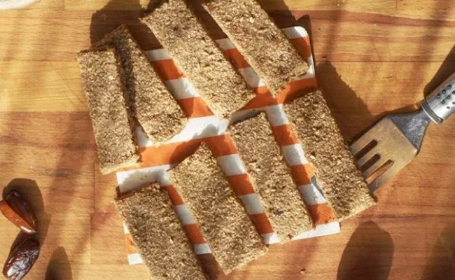 Barritas energéticas de avena y plátano