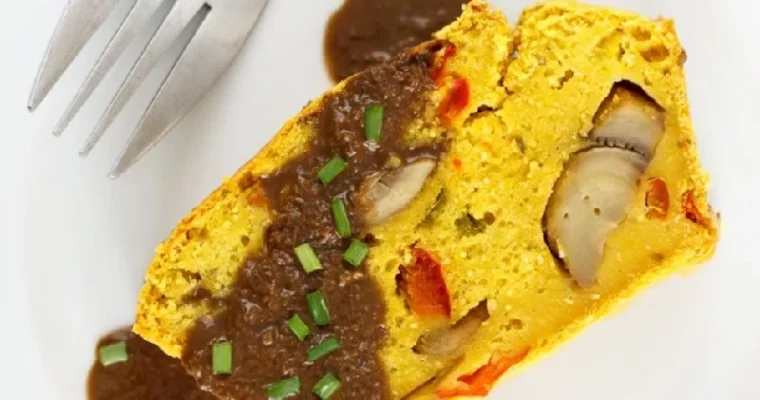 Pastel vegetal vegano