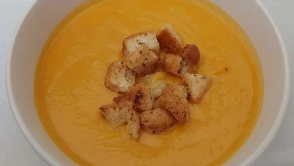 Crema de zanahoria y calabaza