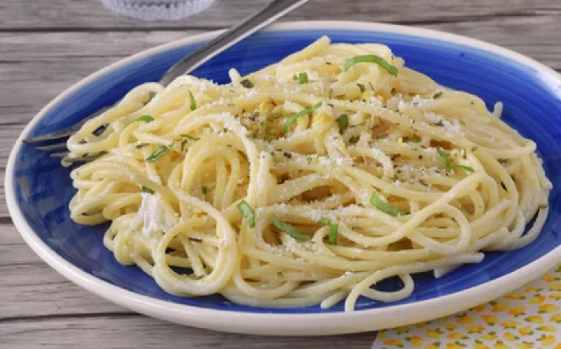 Espaguetis al limón  Vegetariana